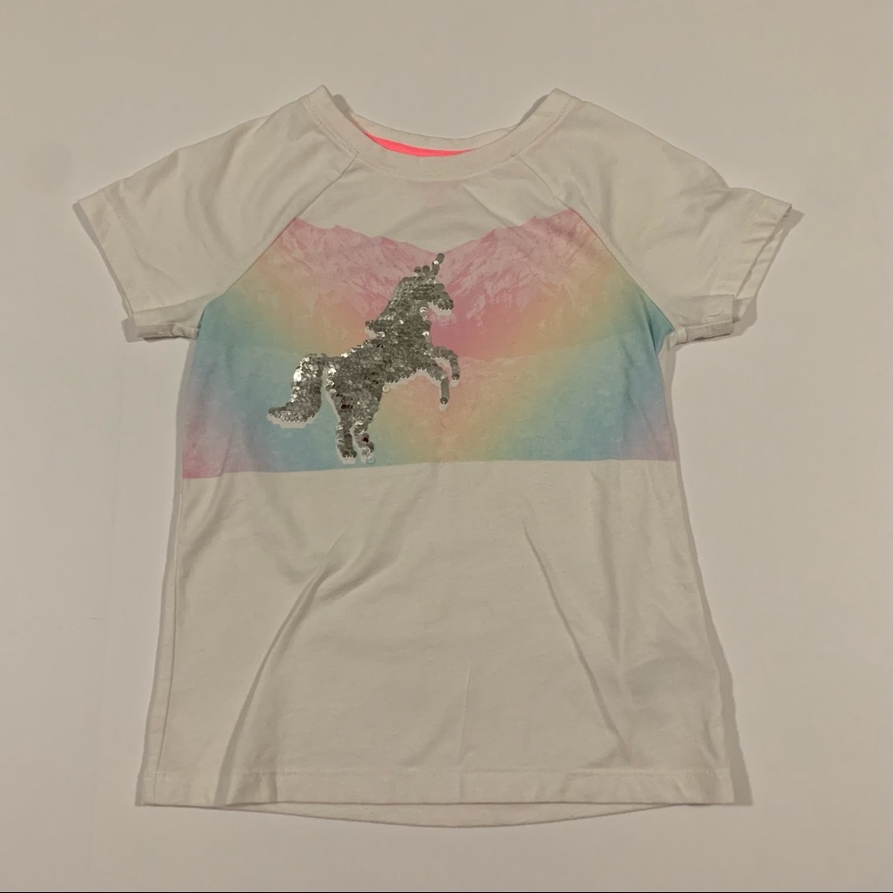 Cat & Jack - Sequins Unicorn Tee